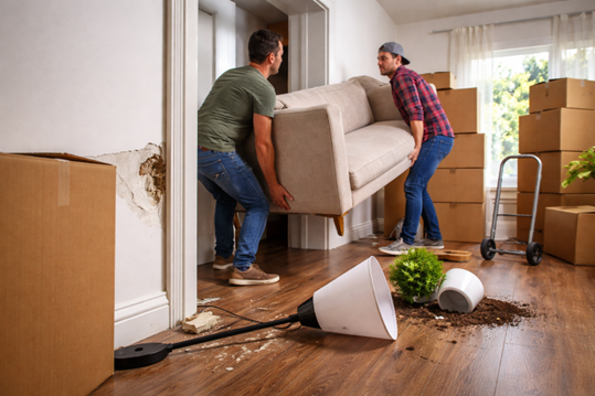 Damage Happens During the Move
