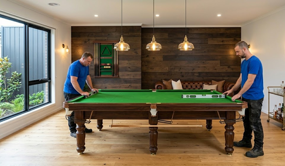 Melbourne Removalists Handle a Pool Table Move