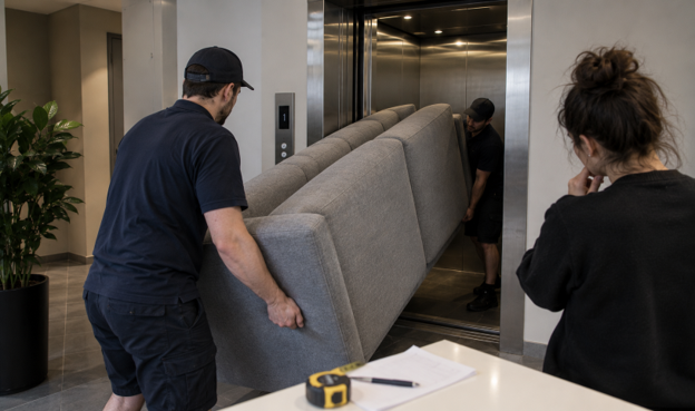 Not Measuring Sofas and Lift Doors